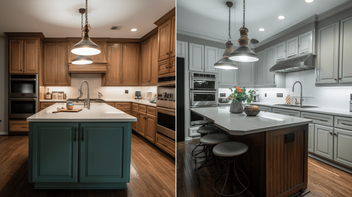 Kitchen Cabinet Painting In Houston